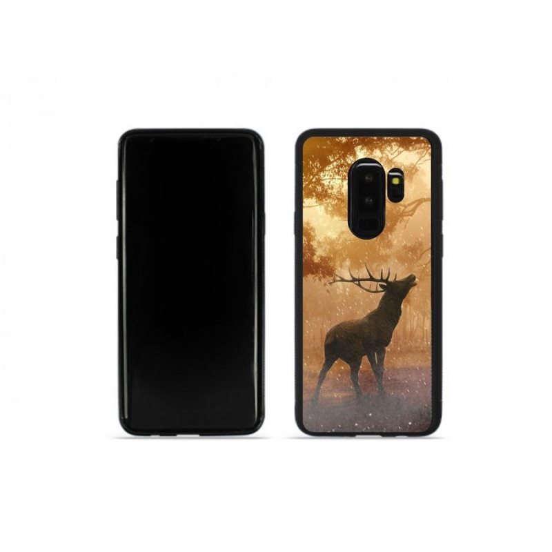 Zselés borítás mmCase Samsung Galaxy S9 Plus készülékház - szarvas a vadászaton