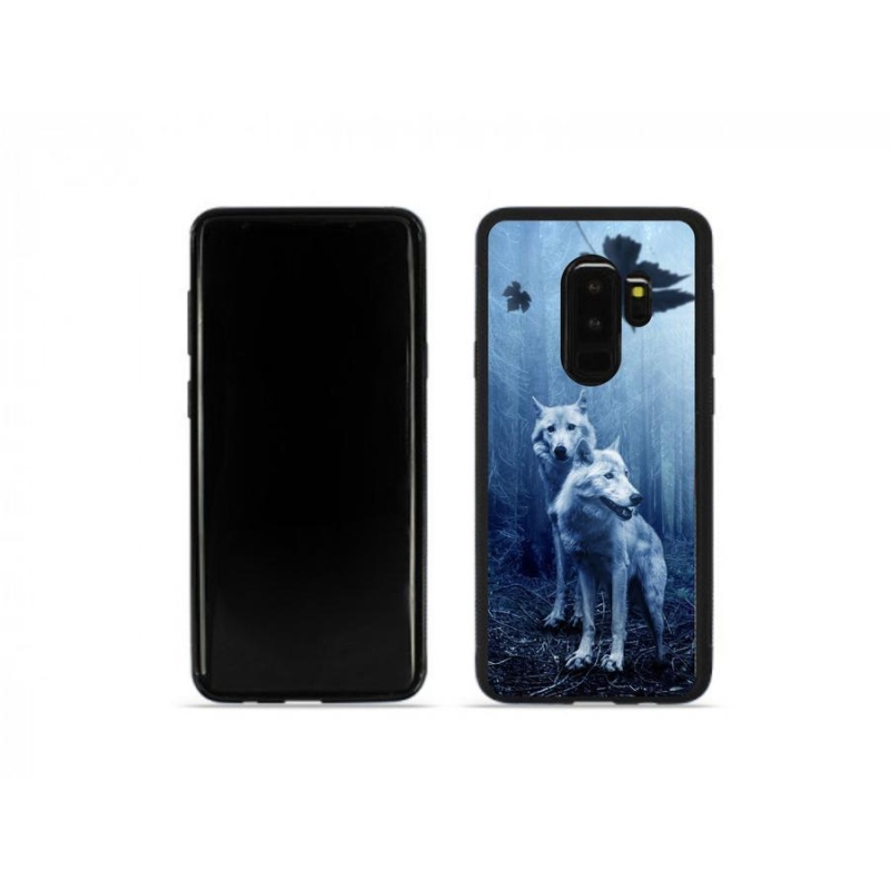 Zselés borítás mmCase Samsung Galaxy S9 Plus készülékház - farkasok az erdőben