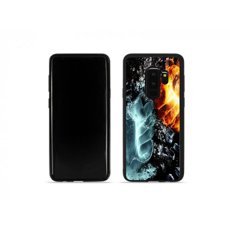 Zselés borítás mmCase Samsung Galaxy S9 Plus - víz és tűz