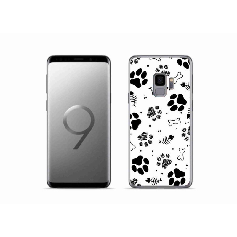 Gél borítás mmCase Samsung Galaxy S9 készülékhez - kutyamancsok 1