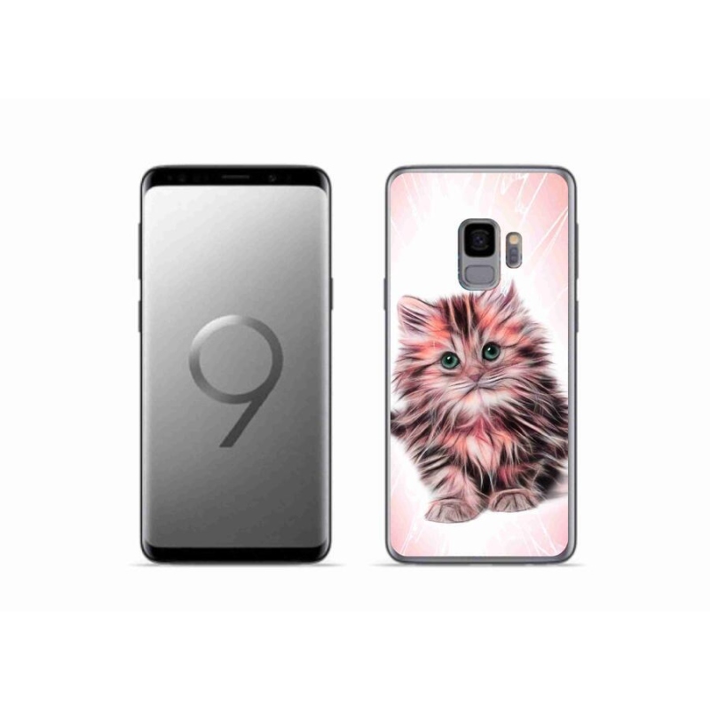 Gél borítás mmCase Samsung Galaxy S9 készülékhez - aranyos cica