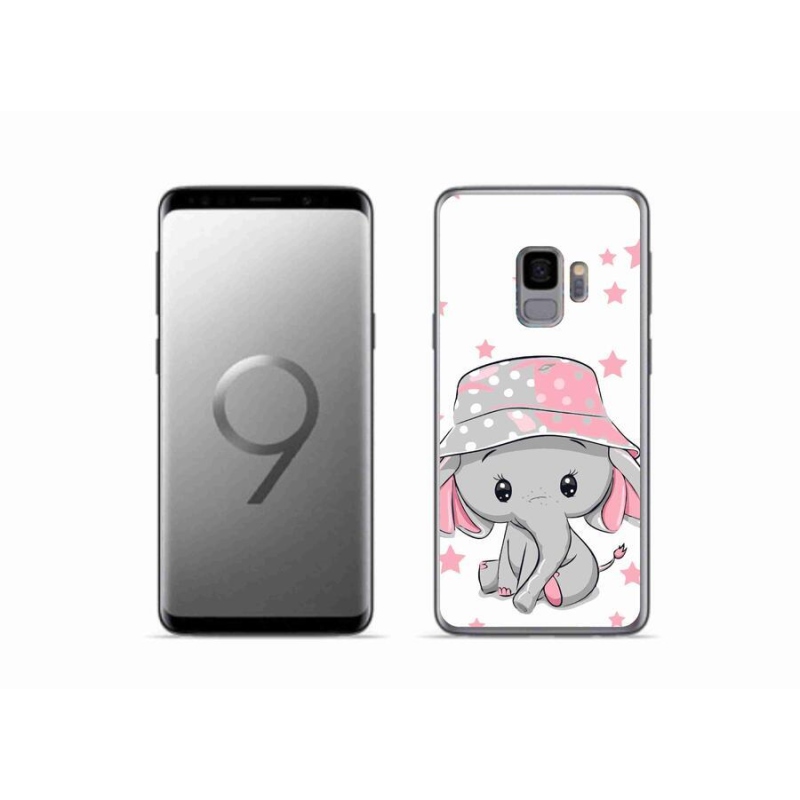 Zselés borítás mmCase Samsung Galaxy S9 készülékhez - rózsaszín elefánt