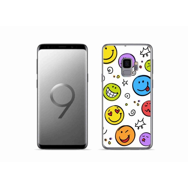 Gél borítás mmCase Samsung Galaxy S9 készülékhez - smiley-k