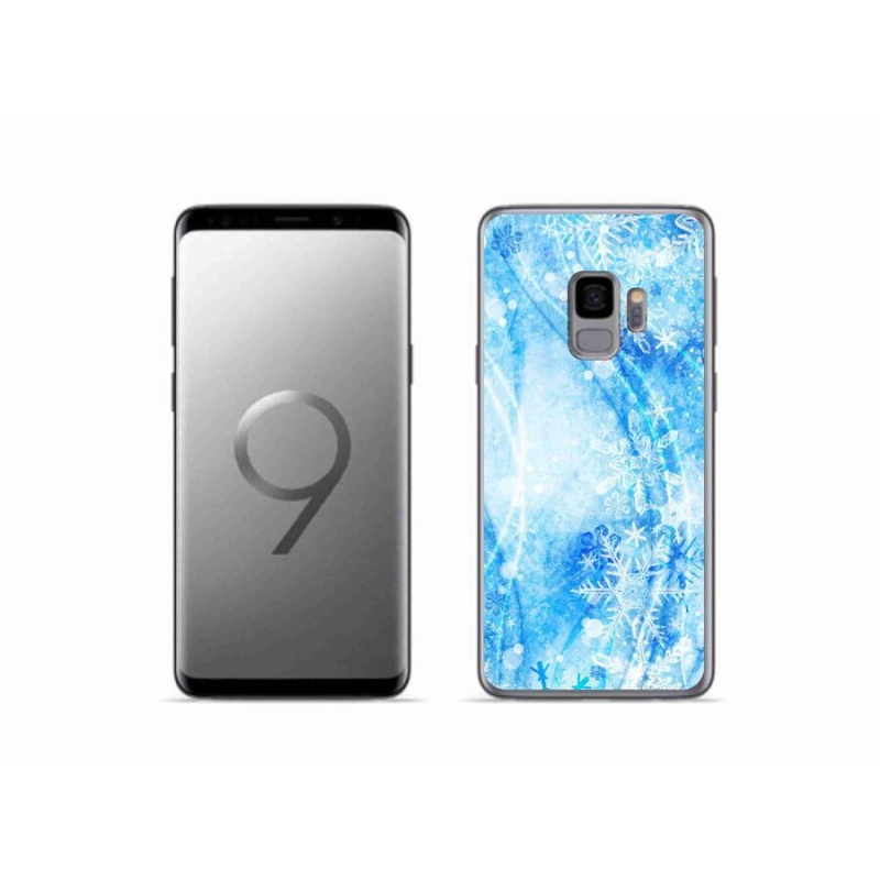 Gél borítás mmCase Samsung Galaxy S9 készülékhez - hópelyhek