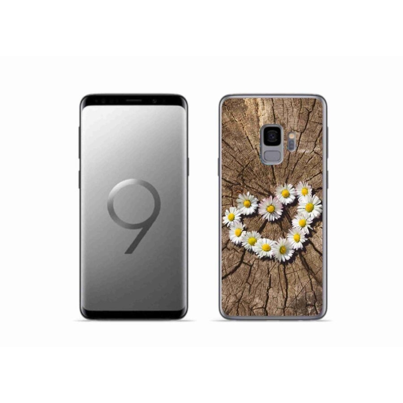 Zselés borítás mmCase Samsung Galaxy S9 készülékhez - százszorszépek szíve
