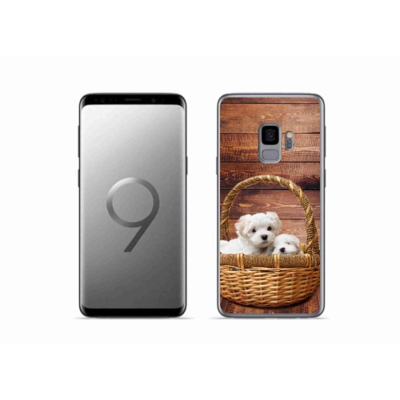 Gél borítás mmCase Samsung Galaxy S9 készülékhez - kölyökkutyák