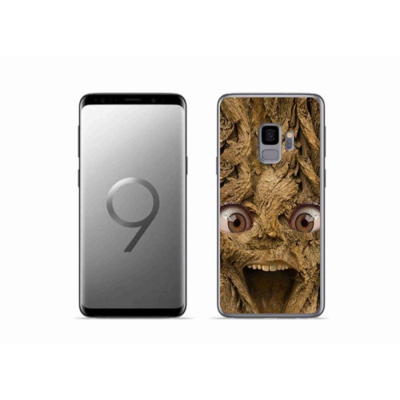 Gél borítás mmCase Samsung Galaxy S9 készülékhez - vidám fa szemekkel