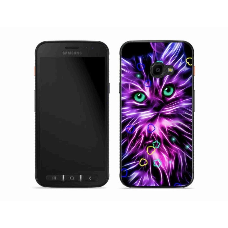 Gél borítás mmCase Samsung Galaxy Xcover 4S készülékhez - absztrakt macska