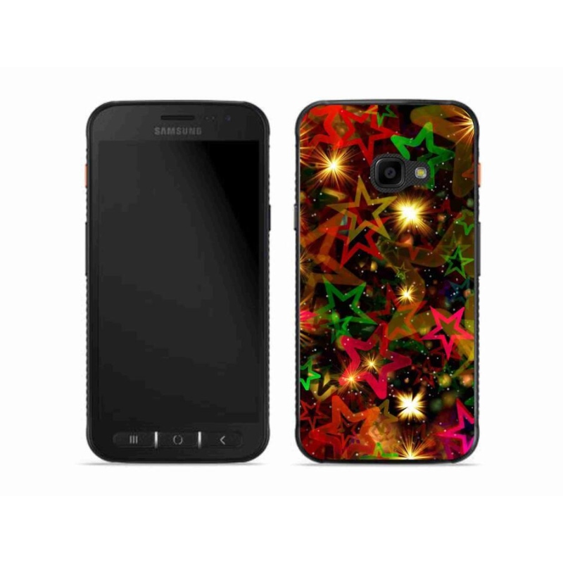 Gél borítás mmCase Samsung Galaxy Xcover 4S - színes csillagok