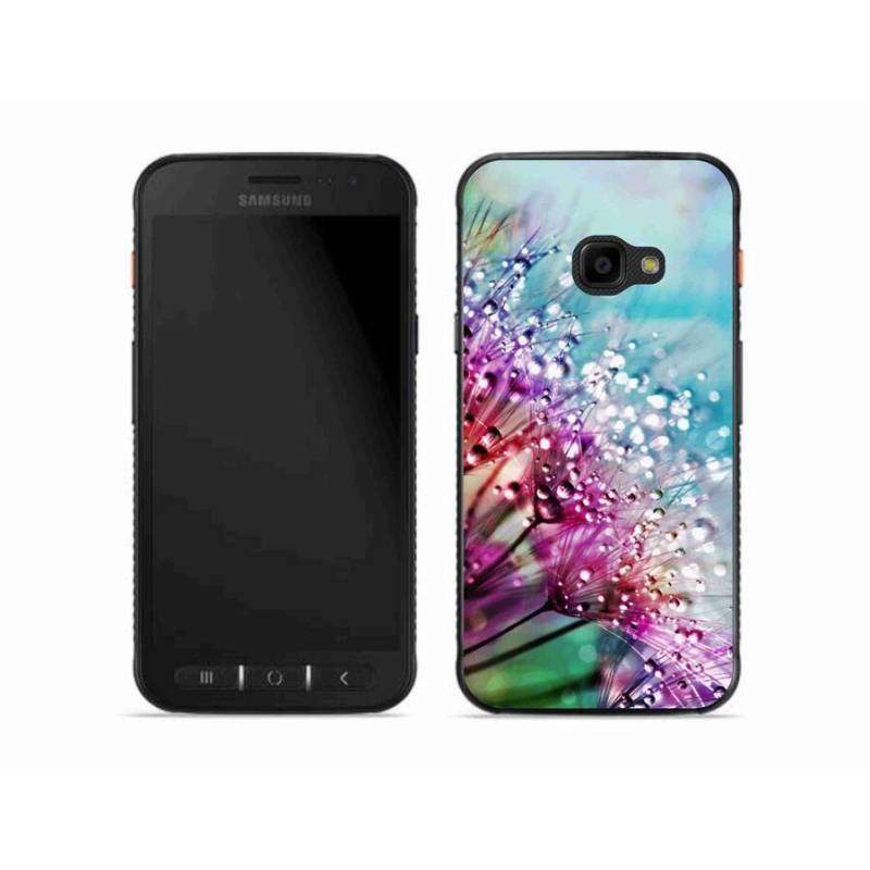 Gél borító mmCase mobiltelefonhoz Samsung Galaxy Xcover 4S - színes virágok