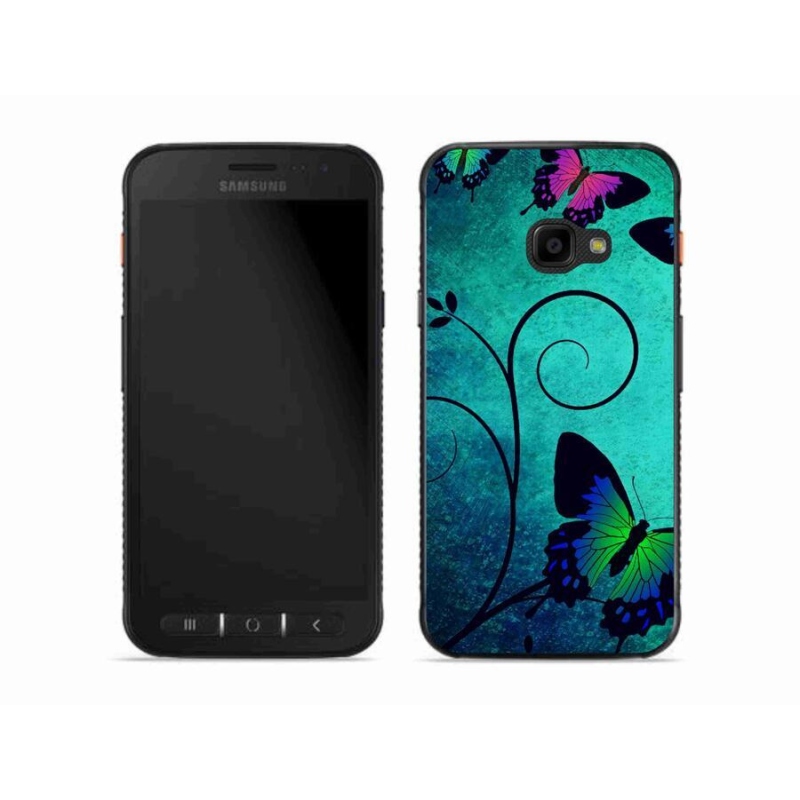 Gél borítás mmCase Samsung Galaxy Xcover 4S készülékhez - színes pillangók