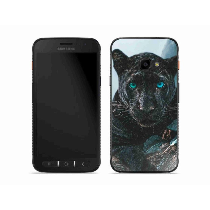 Zselés borítás mmCase Samsung Galaxy Xcover 4S - fekete párduc