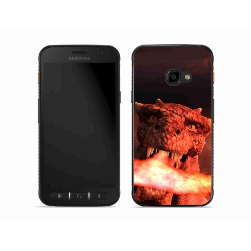 Zselés borítás mmCase Samsung Galaxy Xcover 4S - sárkány