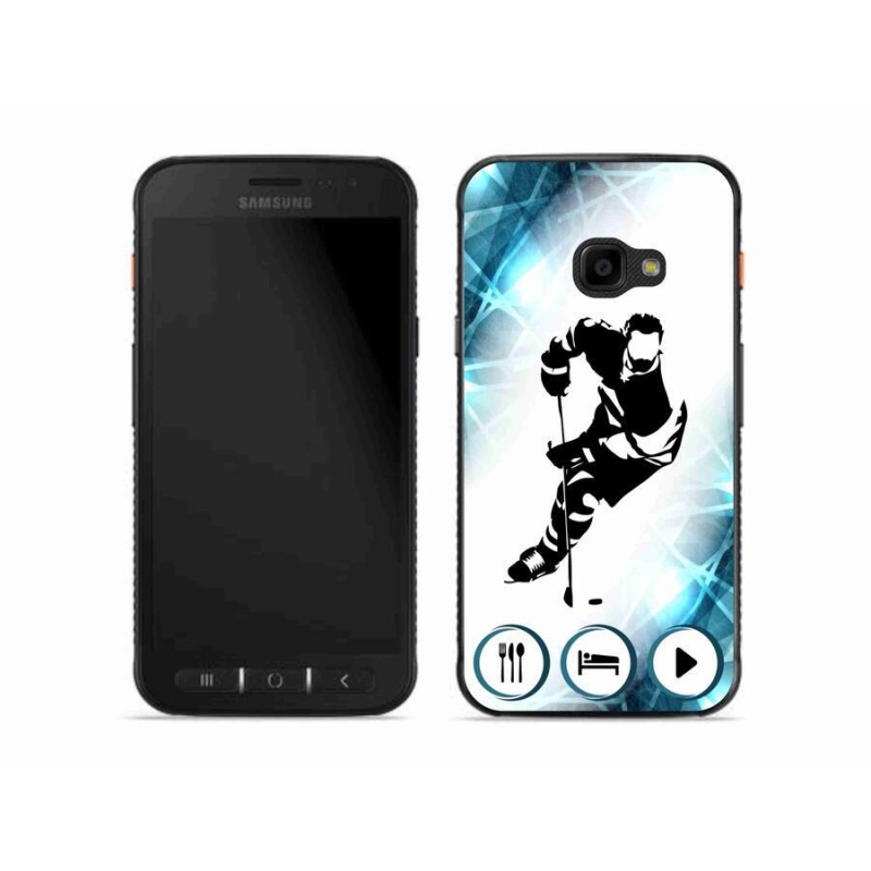 Gél borítás mmCase a Samsung Galaxy Xcover 4S készülékhez - jégkorong 1