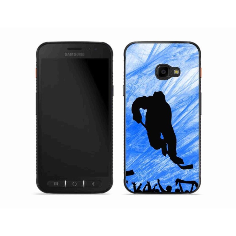 Gél borítás mmCase Samsung Galaxy Xcover 4S - hokijátékos számára