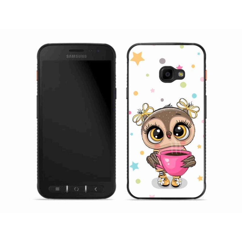Gél borítás mmCase Samsung Galaxy Xcover 4S készülékhez - rajzfilm bagoly