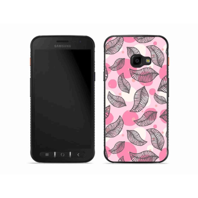 Gél borítás mmCase Samsung Galaxy Xcover 4S - rajzfilmes hulló levelek