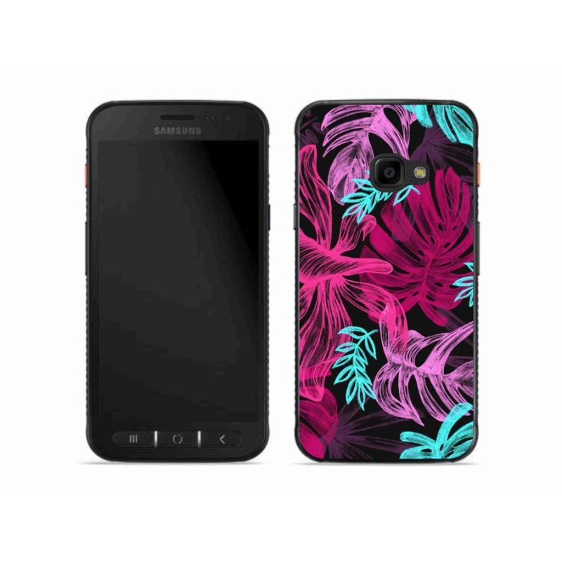 Gél borító mmCase Samsung Galaxy Xcover 4S - virágok 1