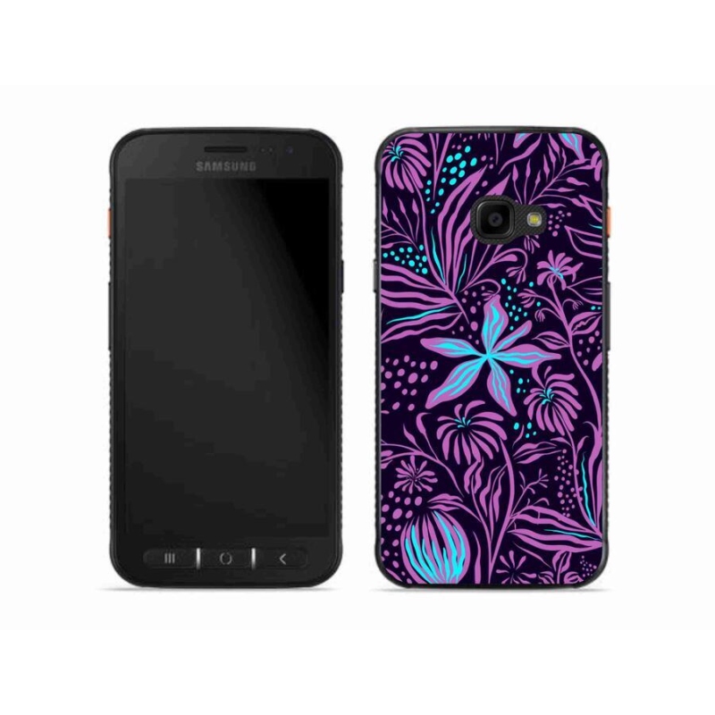 Gél borítás mmCase a Samsung Galaxy Xcover 4S készülékhez - virágok 2