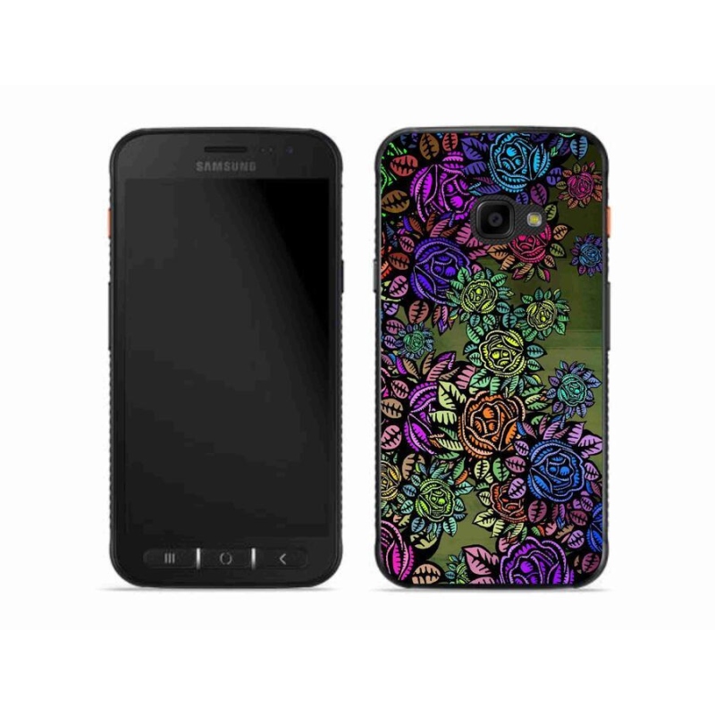 Gél borítás mmCase Samsung Galaxy Xcover 4S - virágok 6