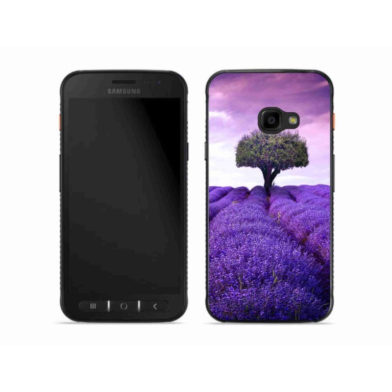 Zselés borítás mmCase Samsung Galaxy Xcover 4S készülékhez - levendula rét