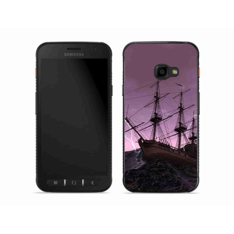 Zselés borítás mmCase Samsung Galaxy Xcover 4S készülékhez - hajó a viharban