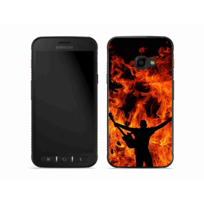 Gél borítás mmCase Samsung Galaxy Xcover 4S - zenész és tűz