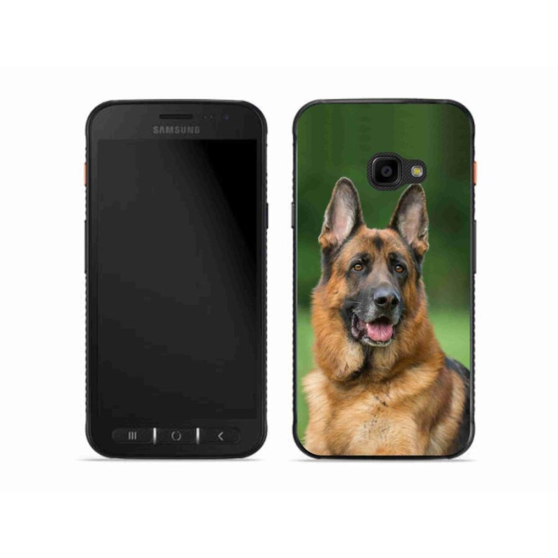 Gél borítás mmCase Samsung Galaxy Xcover 4S - Német juhászkutya számára