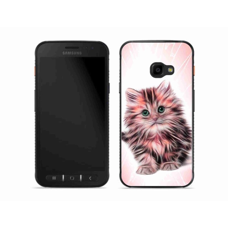 Gél borítás mmCase Samsung Galaxy Xcover 4S készülékhez - aranyos cica