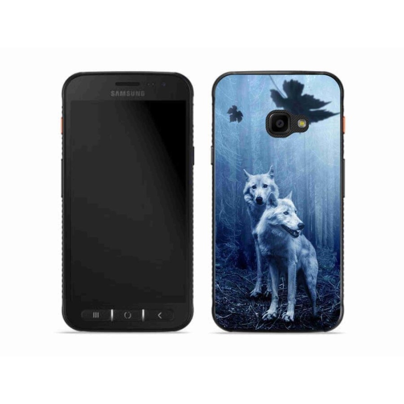 Gél borítás mmCase Samsung Galaxy Xcover 4S - farkasok az erdőben