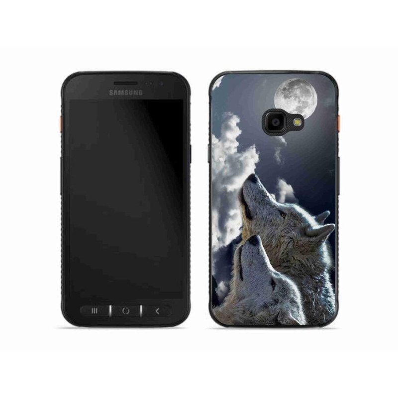 Gél borítás mmCase Samsung Galaxy Xcover 4S - farkasok