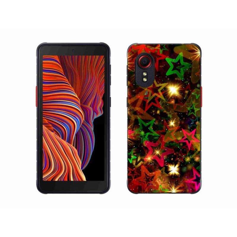 Gél borítás mmCase Samsung Galaxy Xcover 5 - színes csillagok