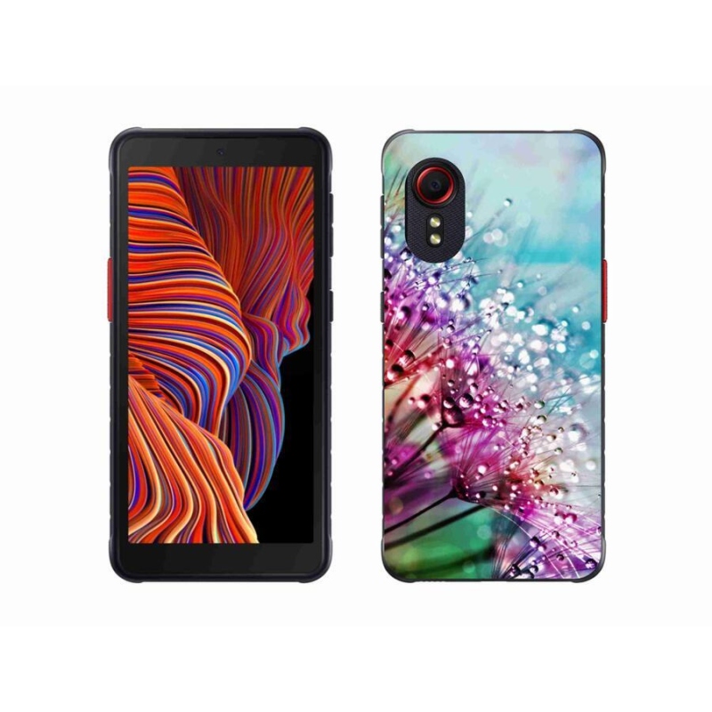 Gél borító mmCase mobiltelefonhoz Samsung Galaxy Xcover 5 - színes virágok