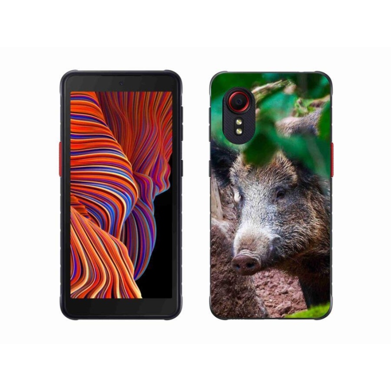 Gél borítás mmCase Samsung Galaxy Xcover 5 készülékhez - vaddisznó