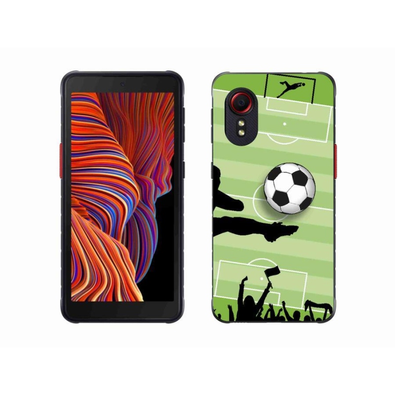 Gél borítás mmCase mobil Samsung Galaxy Xcover 5 - futball 3