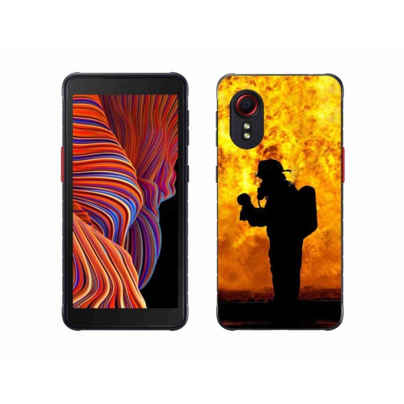 Gél borítás mmCase Samsung Galaxy Xcover 5 készülékhez - tűzoltó