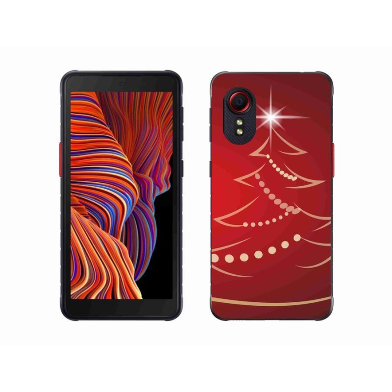 Gél borító mmCase Samsung Galaxy Xcover 5 - karácsonyfa karikatúra