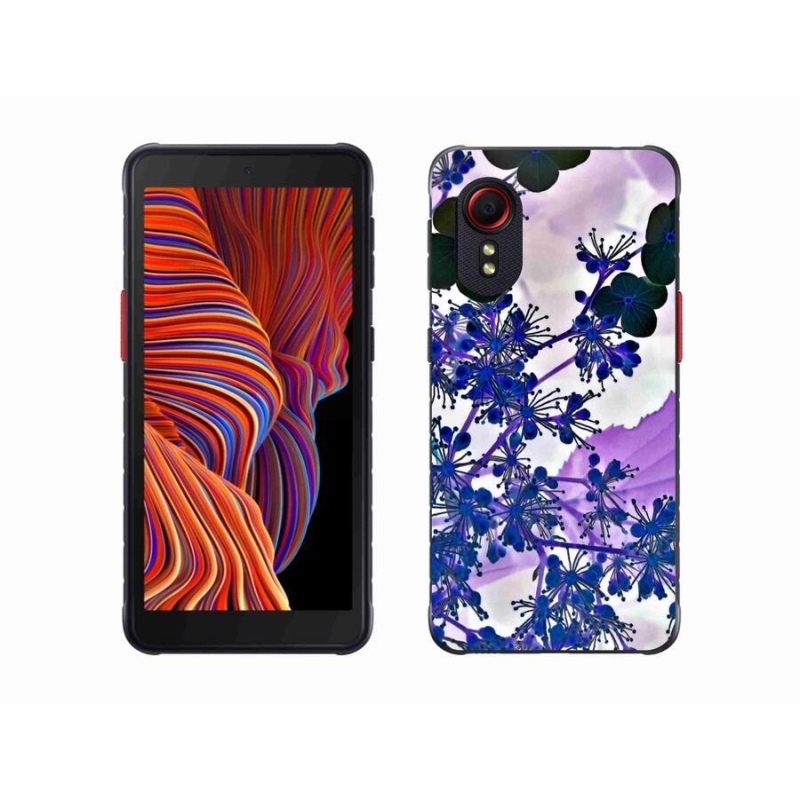 Gél borító mmCase mobiltelefonhoz Samsung Galaxy Xcover 5 - hortenzia virág