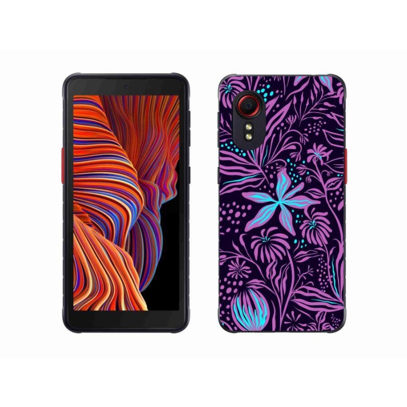 Gél borító mmCase mobil Samsung Galaxy Xcover 5 - virágok 2