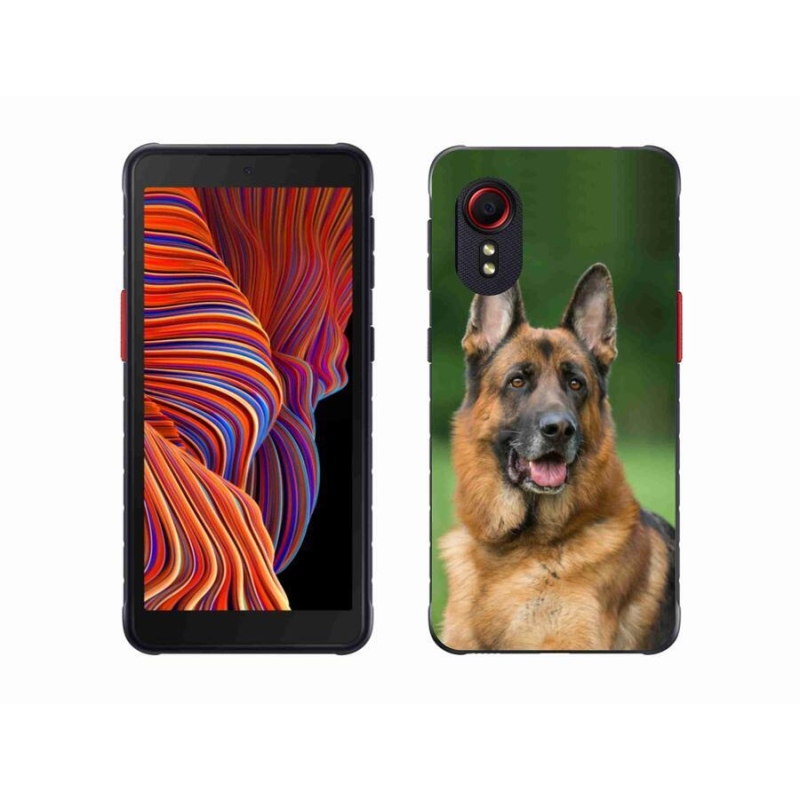 Gél borítás mmCase Samsung Galaxy Xcover 5 készülékhez - Német juhászkutya
