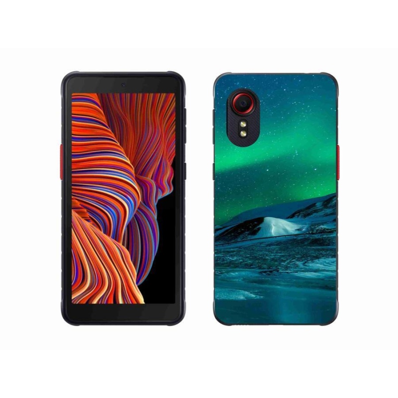 Gél borítás mmCase Samsung Galaxy Xcover 5 készülékhez - sarki fény