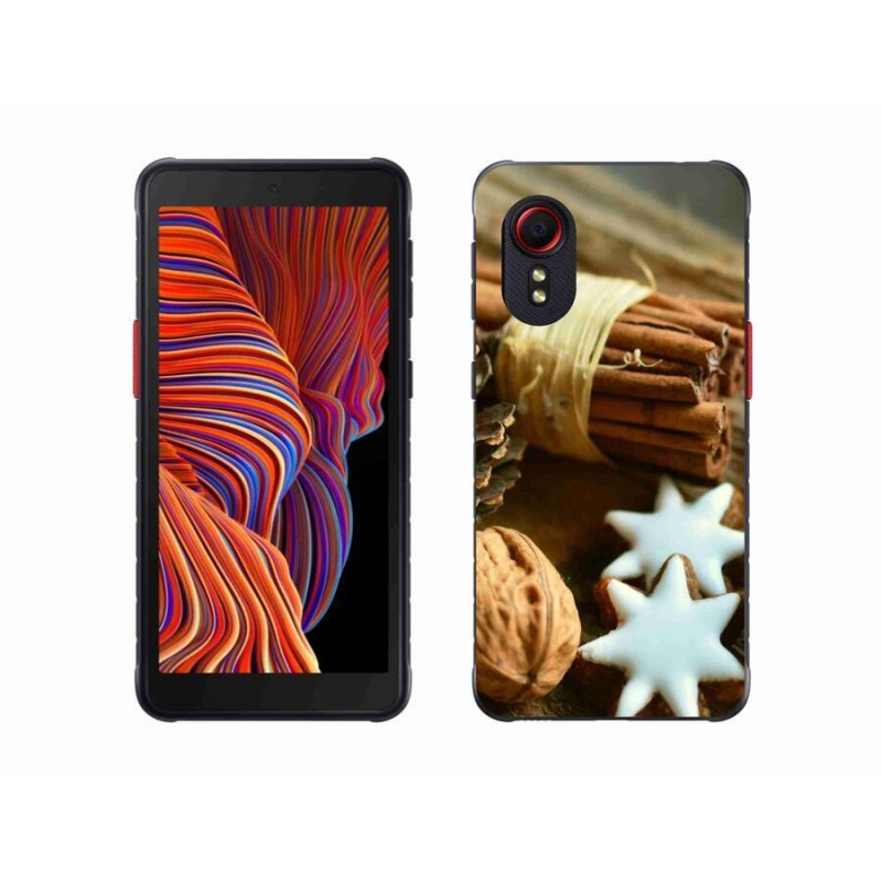Gél borítás mmCase Samsung Galaxy Xcover 5 - fahéj és mézeskalács - Samsung Galaxy Xcover 5 - fahéj és mézeskalács