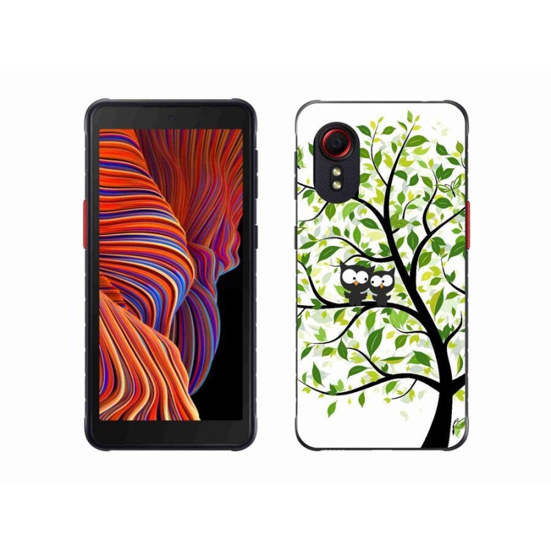 Gél borítás mmCase Samsung Galaxy Xcover 5 készülékhez - baglyok a fán