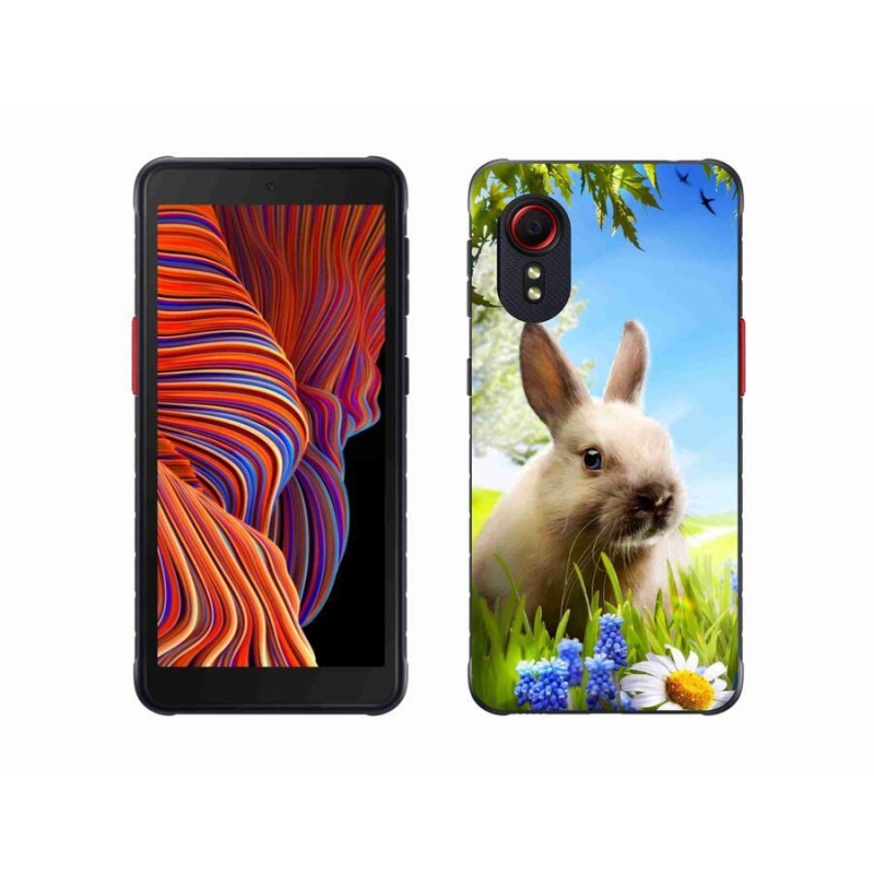 Gél borítás mmCase Samsung Galaxy Xcover 5 készülékhez - nyuszi