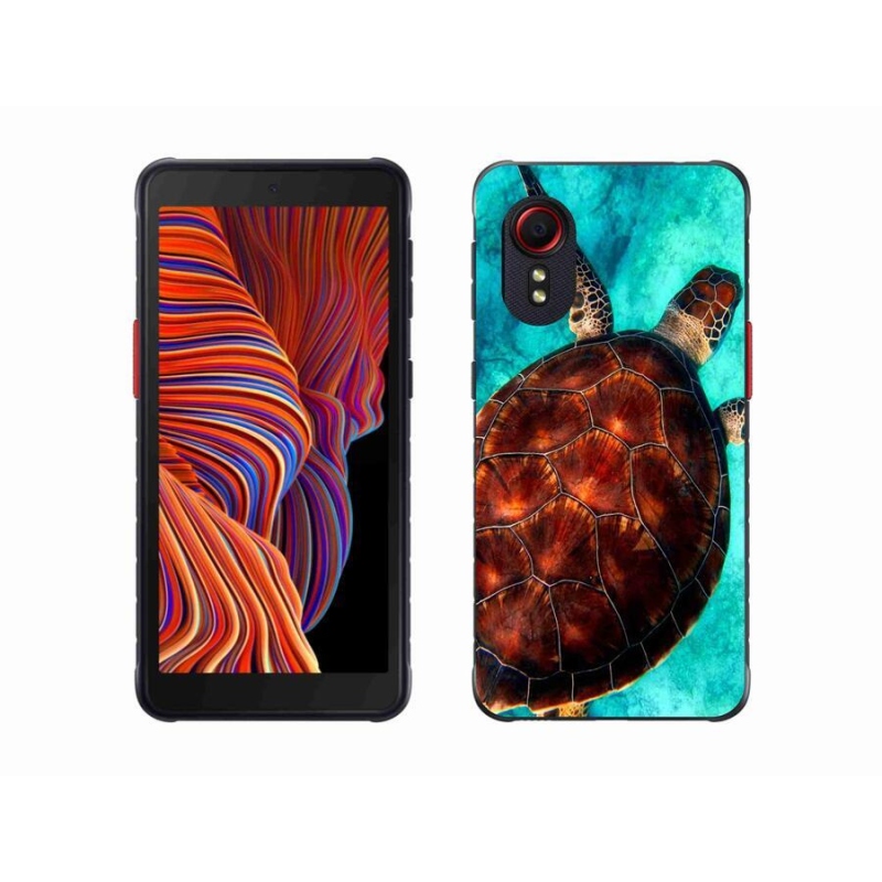 Zselés borítás mmCase Samsung Galaxy Xcover 5 - teknősbéka