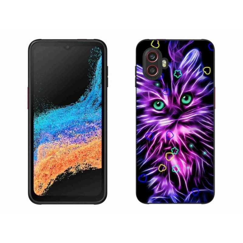 Gél borítás mmCase Samsung Galaxy Xcover 6 Pro készülékhez - absztrakt macska