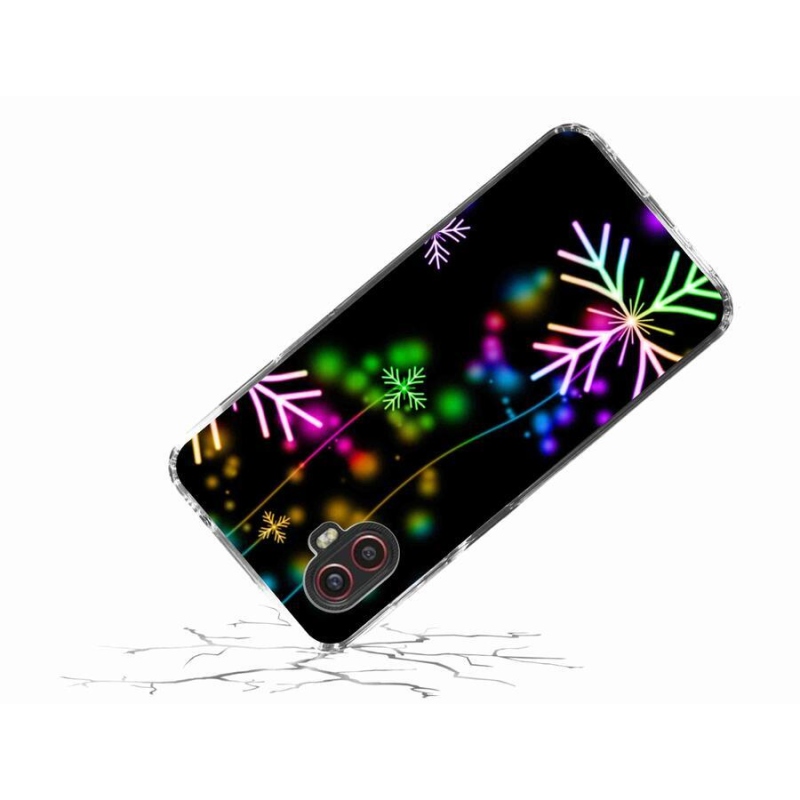 Gél borítás mmCase a mobiltelefon Samsung Galaxy Xcover 6 Pro - színes pelyhek