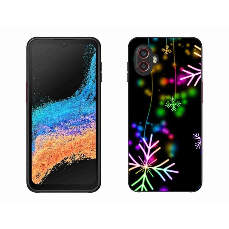 Gél borítás mmCase a mobiltelefon Samsung Galaxy Xcover 6 Pro - színes pelyhek