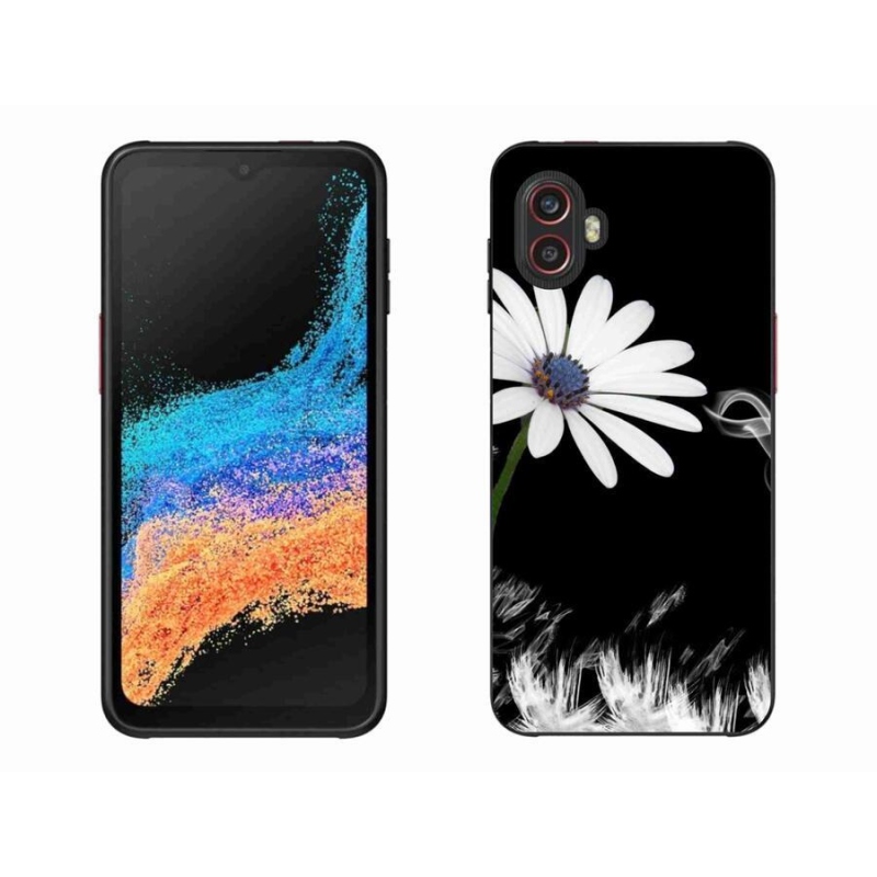 Gél védőhuzat mmCase Samsung Galaxy Xcover 6 Pro - fehér virág