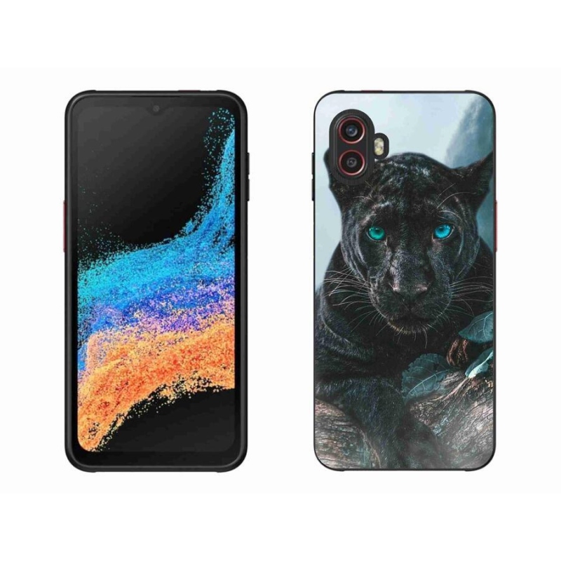 Zselés borítás mmCase Samsung Galaxy Xcover 6 Pro készülékhez - fekete párduc